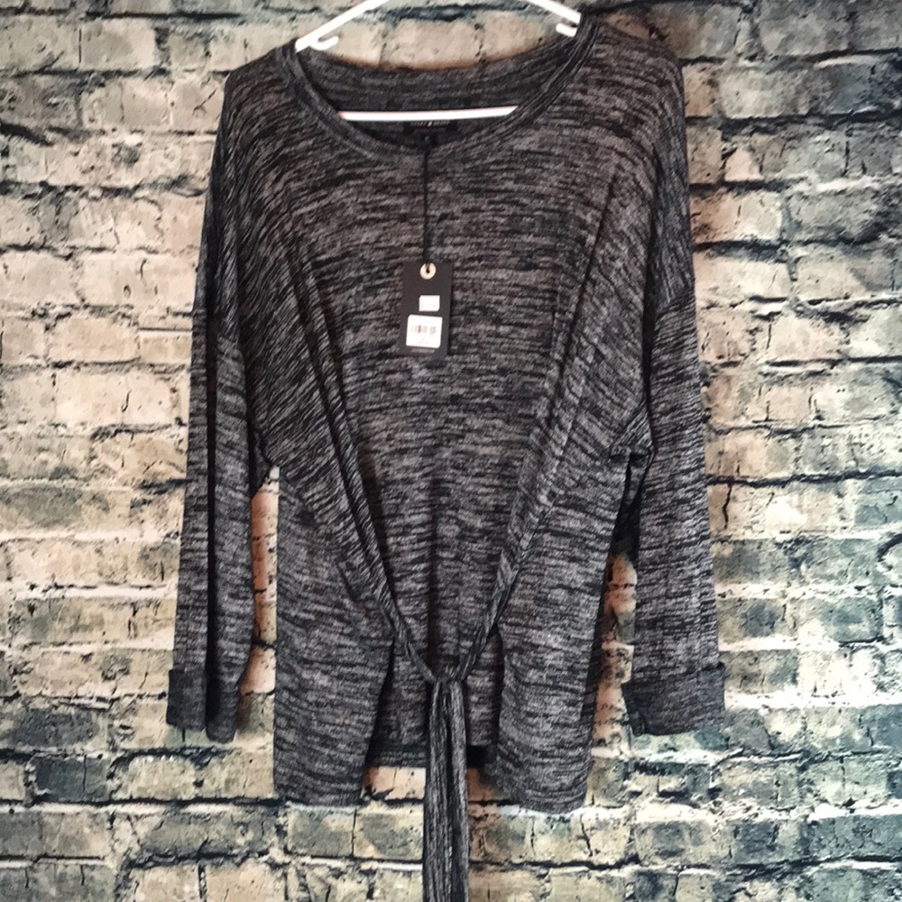 Oversized, Tie Front Lucky Brand Blouse